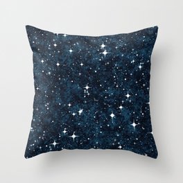 Sparkling Stars Throw Pillow