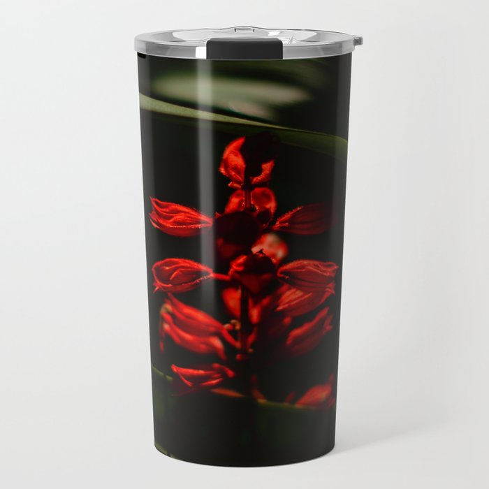Salvia - Red Flower Travel Mug