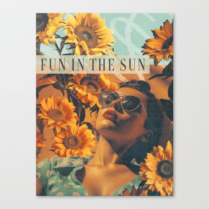 Fun In The Sun Canvas Print