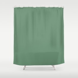 Sophisticated Green Shower Curtain