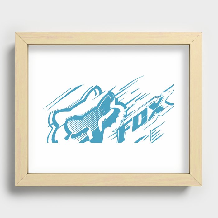 fox racing Recessed Framed Print