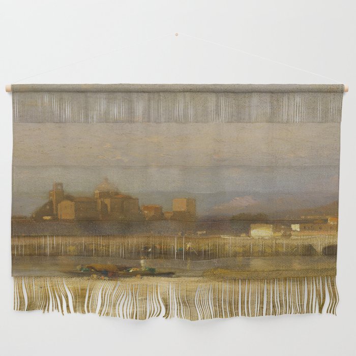 On the Viga, Outskirts of the City of Mexico Wall Hanging