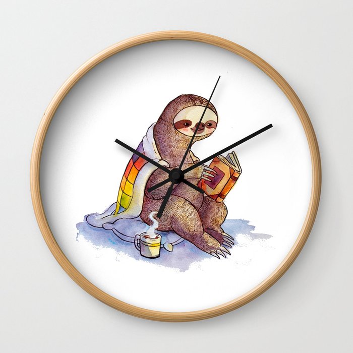 Sloth Wall Clock