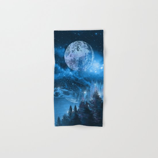 Night forest Hand & Bath Towel