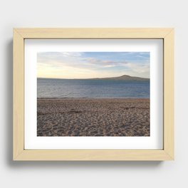 Rangitoto Island New Zealand Recessed Framed Print