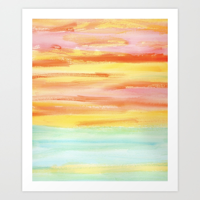 Sunset Abstract Painting Sunrise Beach Ocean Summer Sky Sea Landscape Art Print By Lennaarty Society6 Sunset Abstract Painting Sunrise Beach Ocean Summer Sky Sea Landscape Art Print By Lennaarty Society6