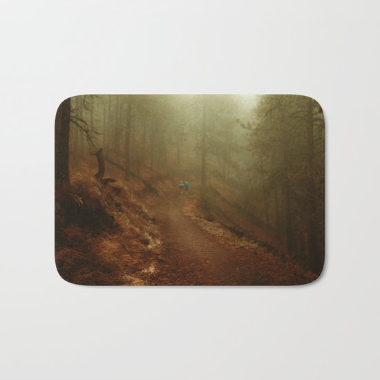 Autumn in Ponderosa Pines Forest Bath Mat