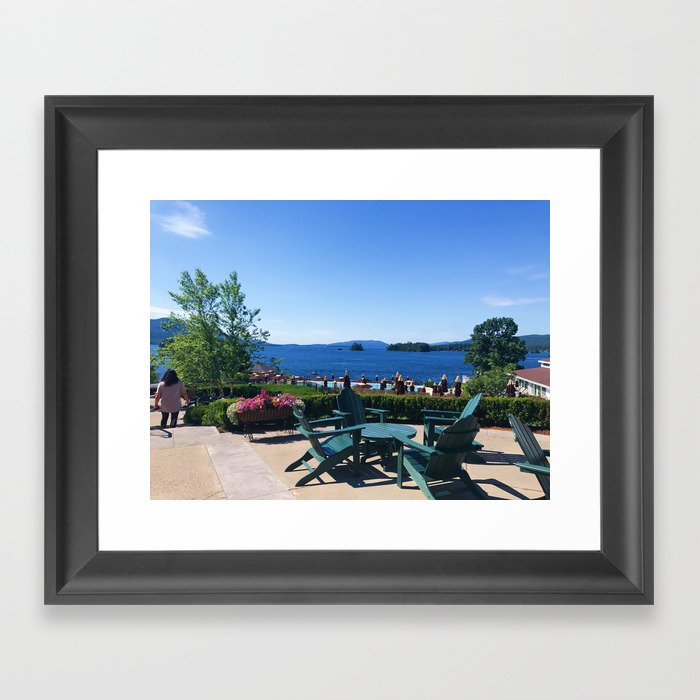The Sagamore at Lake George - view 5 Framed Art Print