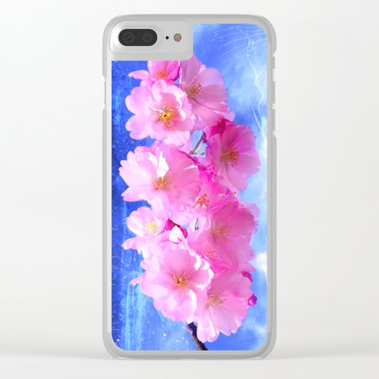 Japanese ornamental cherry Clear iPhone Case