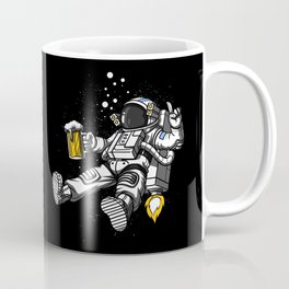 Astronaut Drinking Beer Space Party Mug
