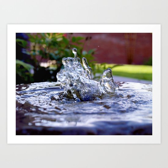 Dancing Water Art Print