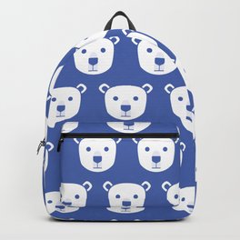 Polar Bear Pattern (Blue) Backpack