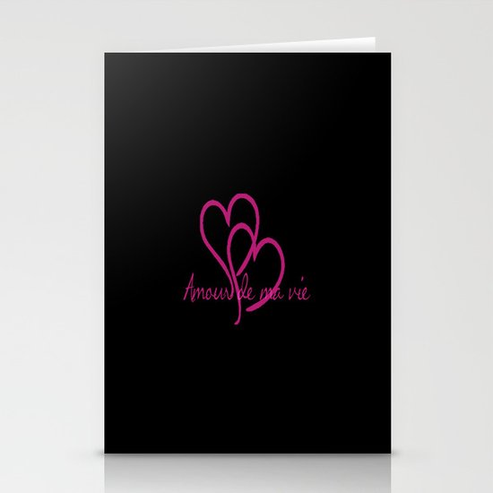 Amour de ma vie Stationery Cards