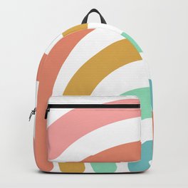 Rainbow Paint Backpack | Paint, Pastels, Brush, Turquoise, Digital, Colorful, Orange, Mint, Blush, Drawing 