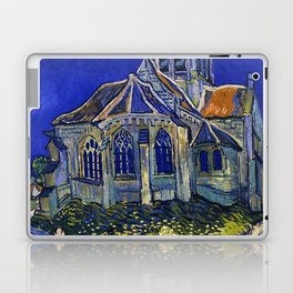 Vincent van Gogh "The Church In Auvers Sur Oise" Laptop Skin