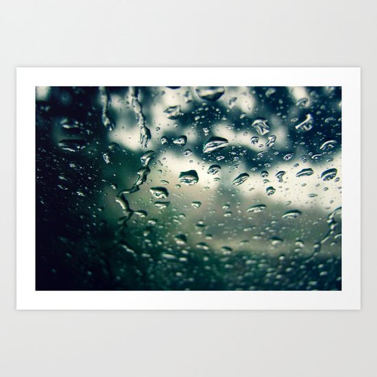 Raindrops Art Print