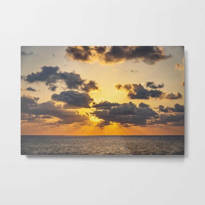 Gulf of Mexico Sunrise Metal Print