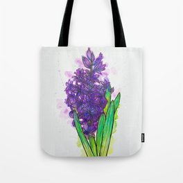Purple Hyacinth Tote Bag