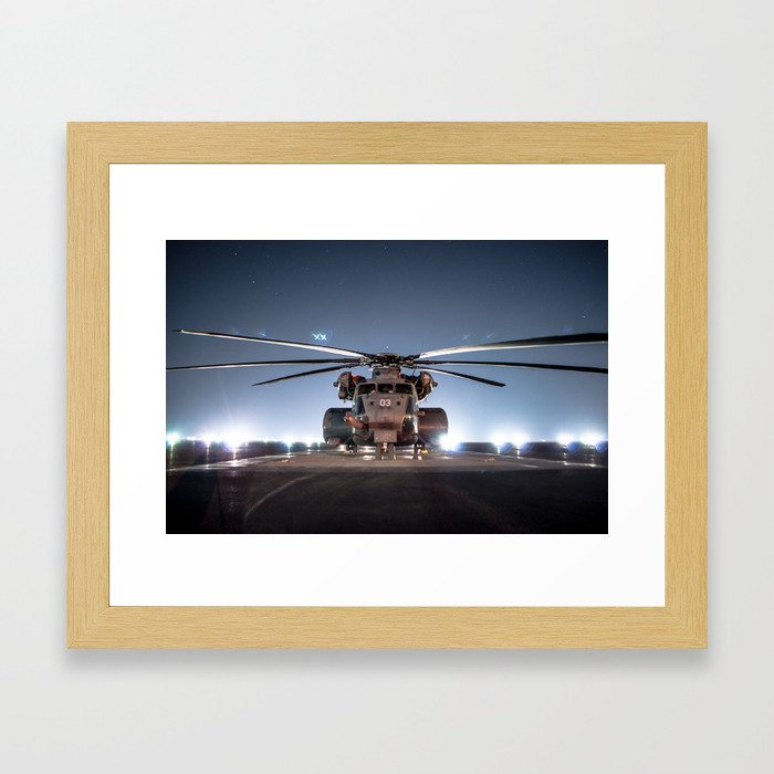 Navy CH-53 Super Stallion Framed Art Print