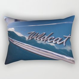 Wildcat - Classic American Blue Car Rectangular Pillow