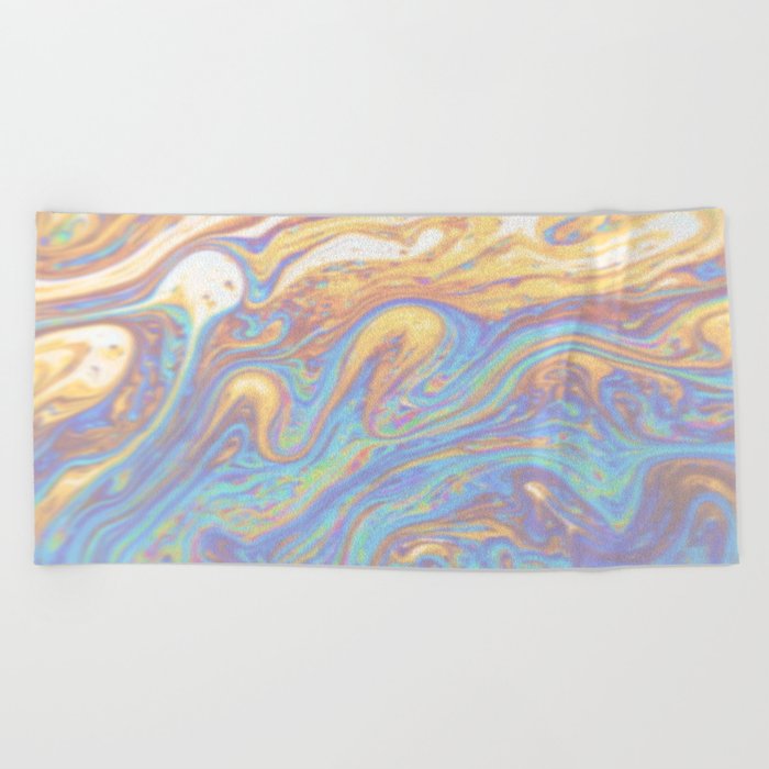 Marble Swirl Beach Towel