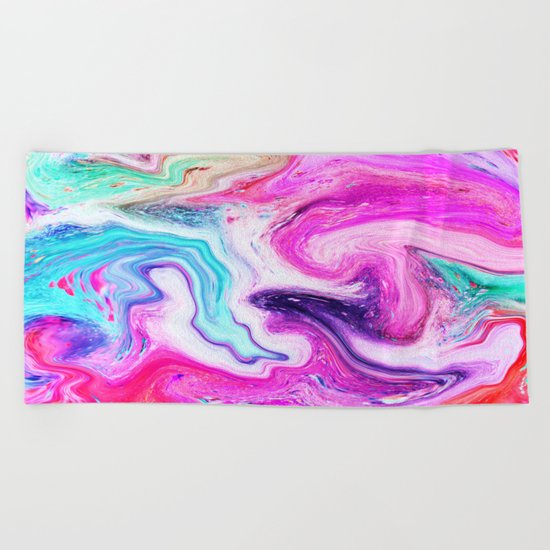 MARBLE 01 Beach Towel
