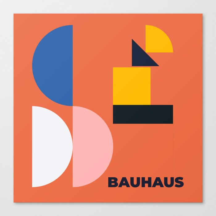 Sleek Bauhaus Canvas Print