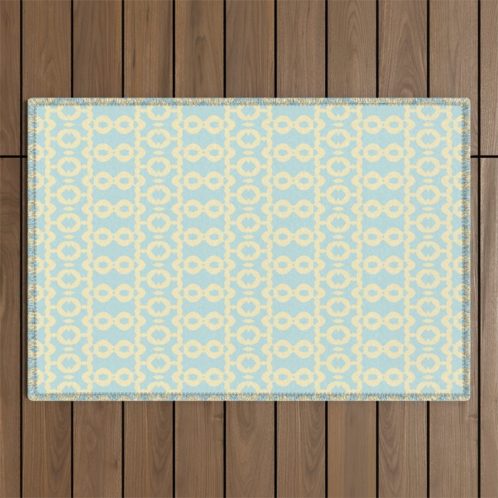Abstract Fascade Pattern Artwork 03 Color 5 Outdoor Rug