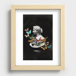 Butterfly Bust Recessed Framed Print