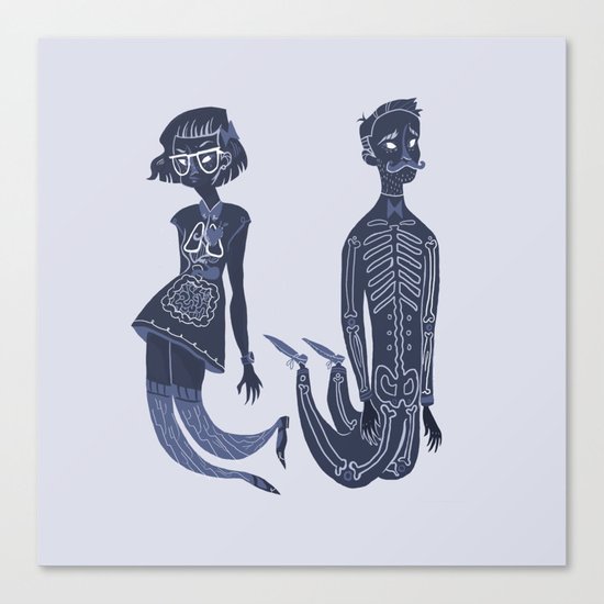 I think we work well Canvas Print