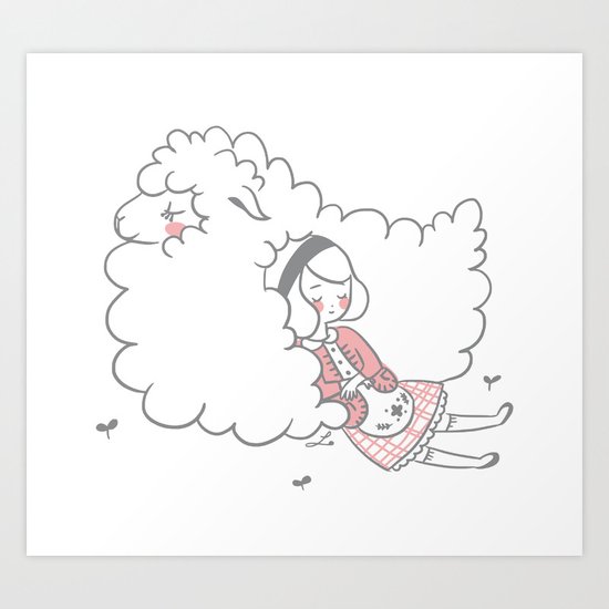 Sleeping creatures Art Print