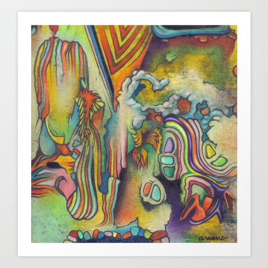 Octopi Nebulae Art Print