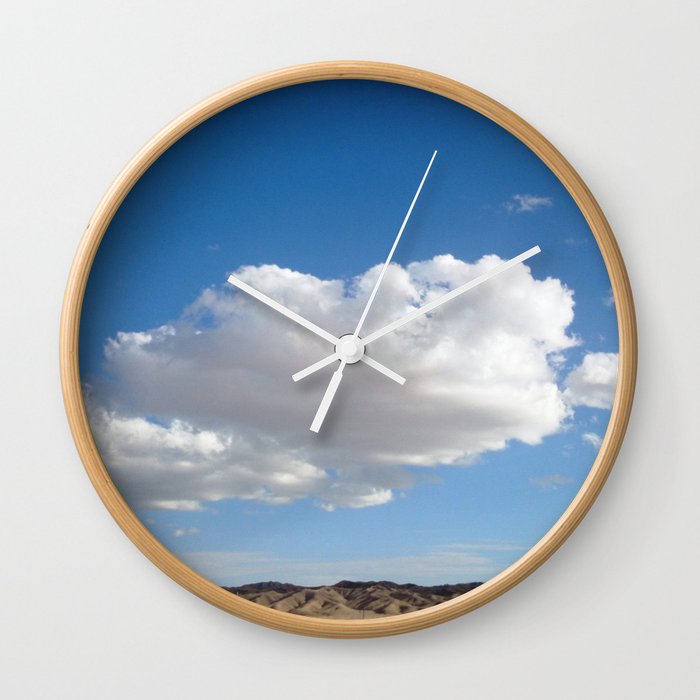 cloud photography Wall Clock by colorandcolor Society6