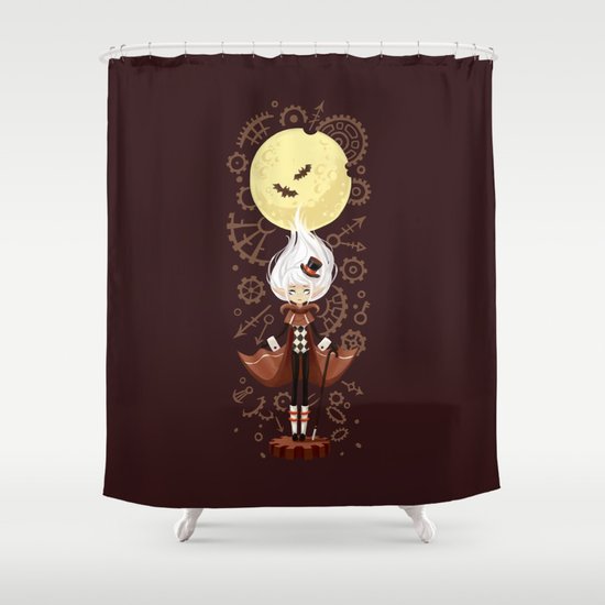 Time Traveler Shower Curtain