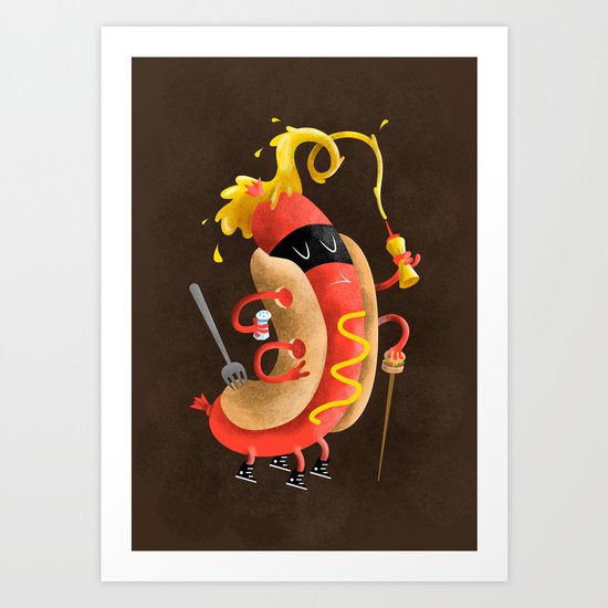 Mustard Shampoo Art Print