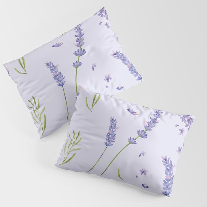 Lavender, Flower Purple Pillow Sham