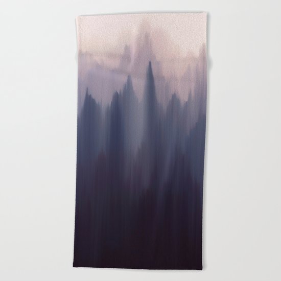 Morning Fog I Beach Towel
