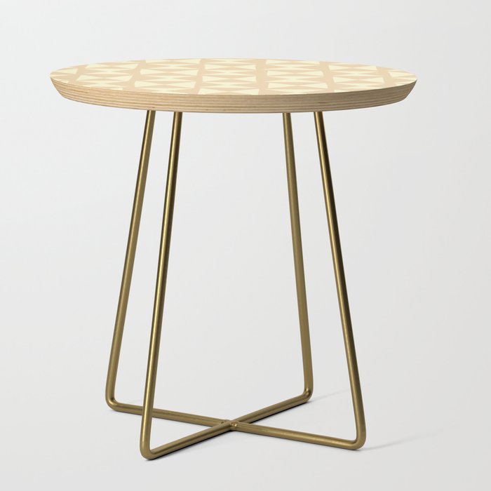 Geo Bows Terracotta Side Table