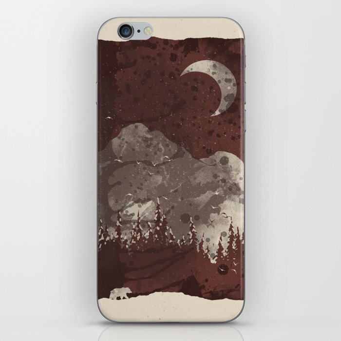 Winter Finds the Bear... iPhone Skin