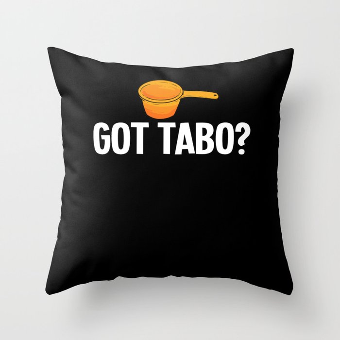 Tabo Filipino Philippines Hygiene Throw Pillow