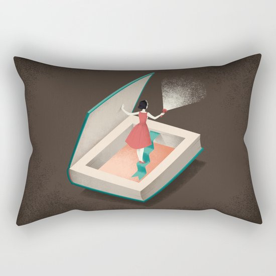 Inquiring Rectangular Pillow