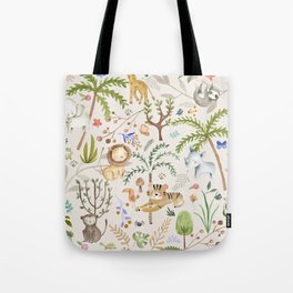 safari and foliage Tote Bag