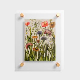 Wild Flowers of October Floating Acrylic Print