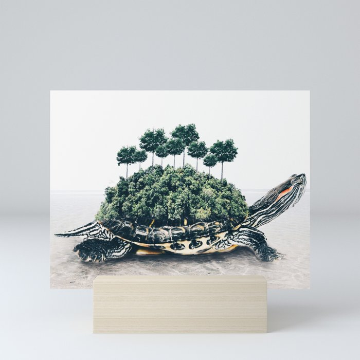 Giant Turtle Mini Art Print