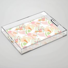 Abstract Spring  Acrylic Tray