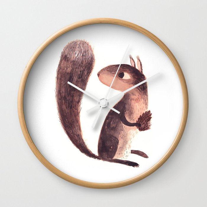 Squirrel Wall Clock