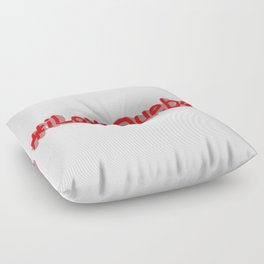 "#iLoveQuebec " Cute Design. Buy Now Floor Pillow