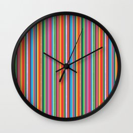 Serape Stripe Wall Clock