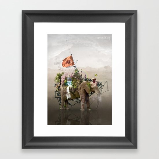 Lost Continent Framed Art Print