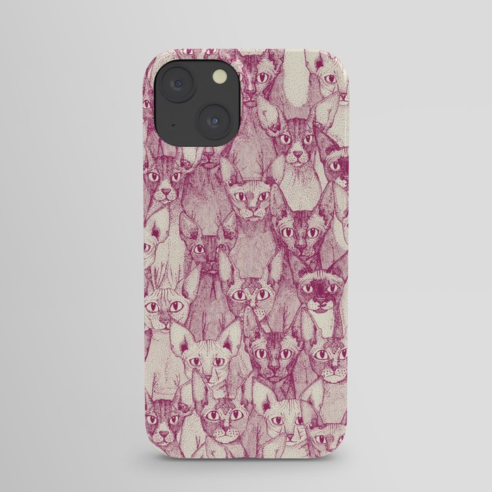 just sphynx cats cherry pearl iPhone Case